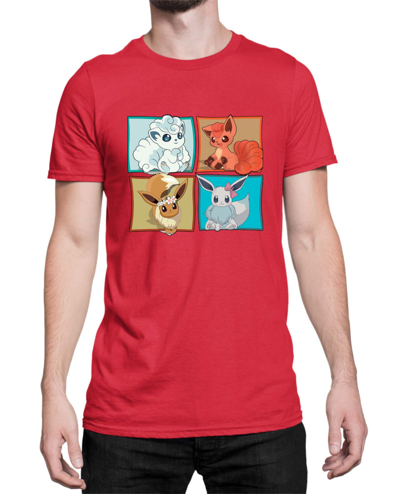 Мъжка Тениска Japan Manga Anime Comics Pokemon 09