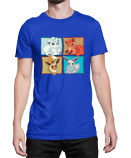 Мъжка Тениска Japan Manga Anime Comics Pokemon 09