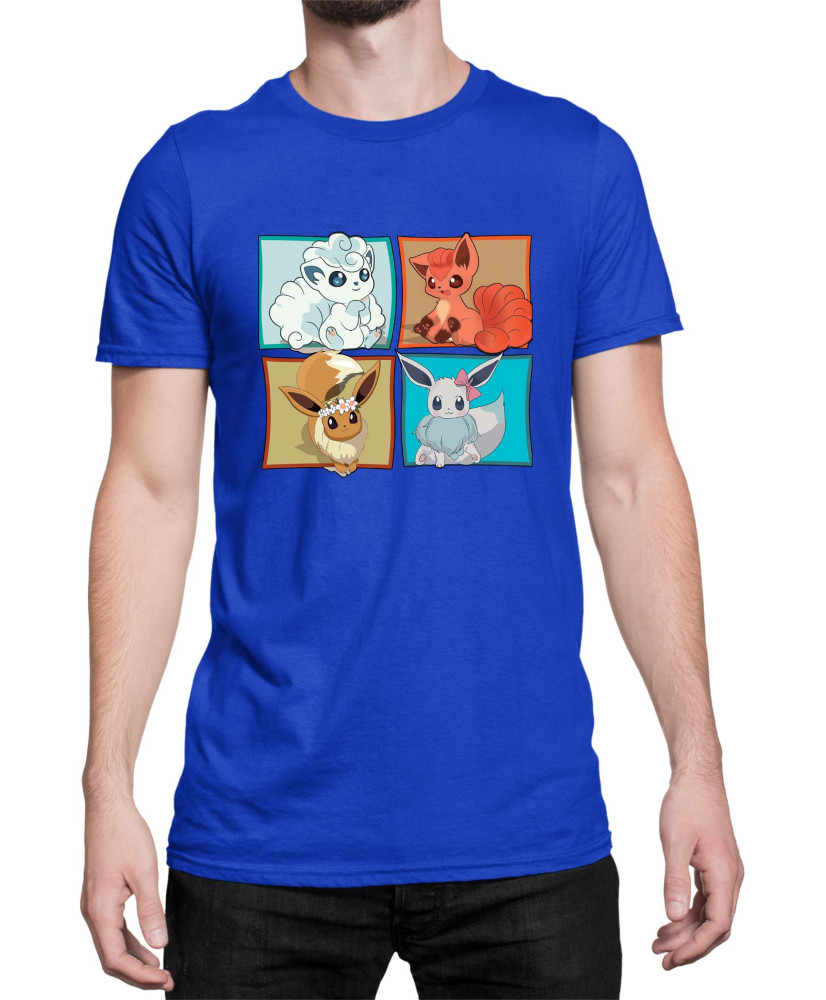 Мъжка Тениска Japan Manga Anime Comics Pokemon 09