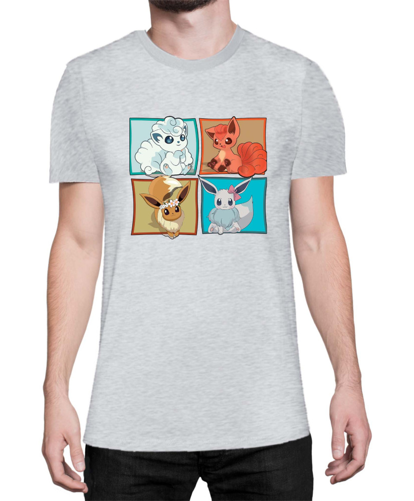 Мъжка Тениска Japan Manga Anime Comics Pokemon 09