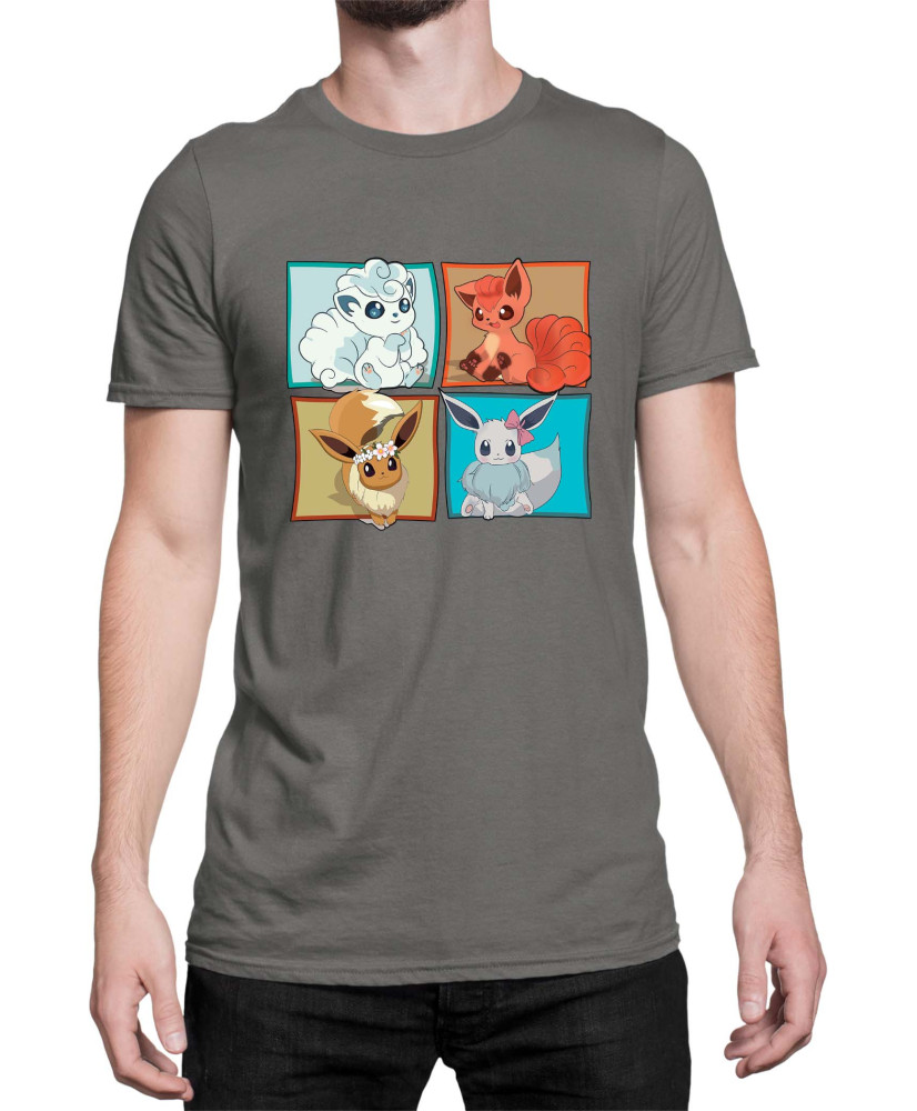 Мъжка Тениска Japan Manga Anime Comics Pokemon 09