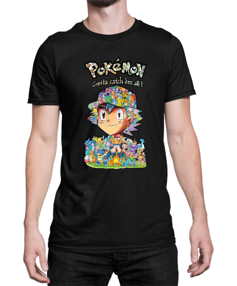 Мъжка Тениска Japan Manga Anime Comics Pokemon 10