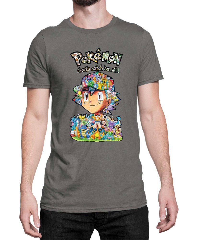 Мъжка Тениска Japan Manga Anime Comics Pokemon 10