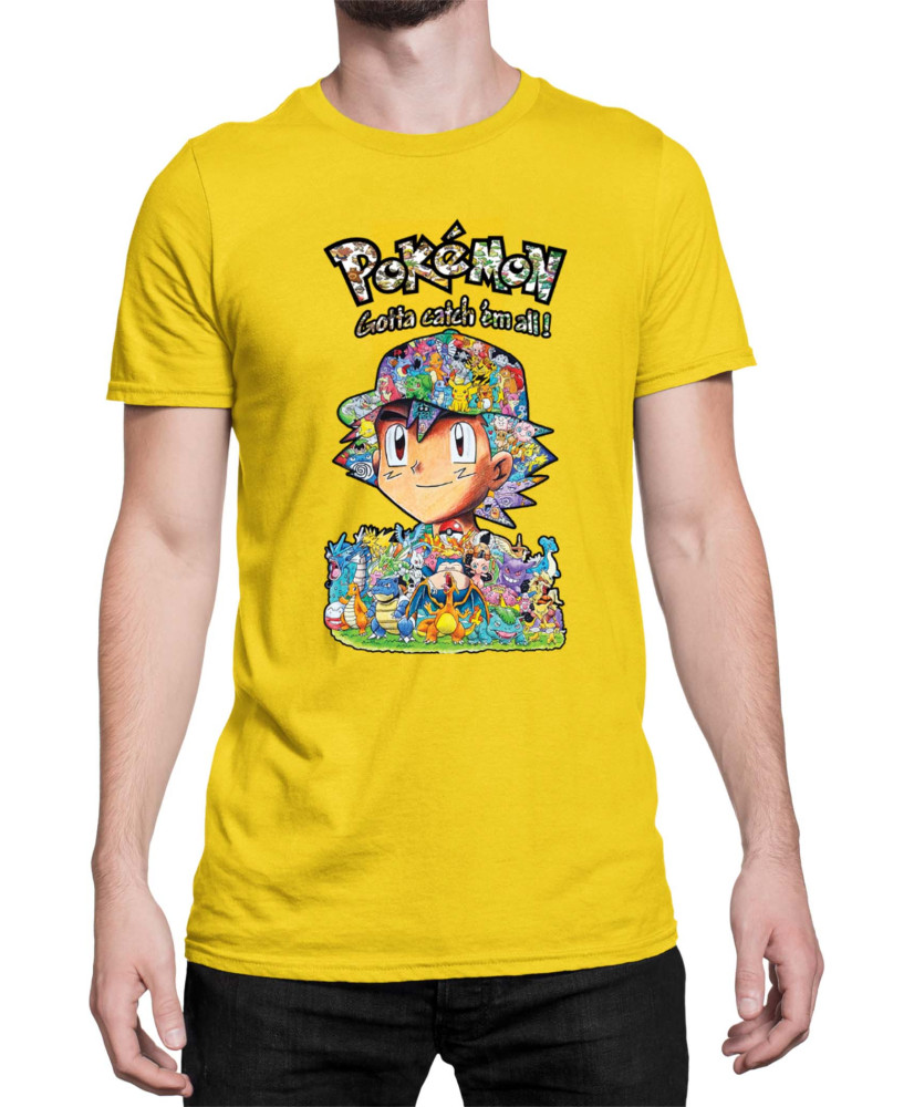 Мъжка Тениска Japan Manga Anime Comics Pokemon 10