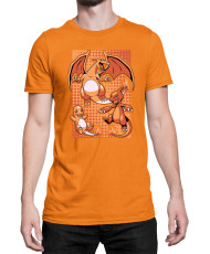 Мъжка Тениска Japan Manga Anime Comics Pokemon Charizard 02