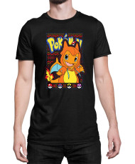 Мъжка Тениска Japan Manga Anime Comics Pokemon Charmander 01