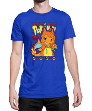 Мъжка Тениска Japan Manga Anime Comics Pokemon Charmander 01