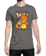 Мъжка Тениска Japan Manga Anime Comics Pokemon Charmander 01