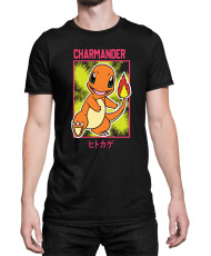 Мъжка Тениска Japan Manga Anime Comics Pokemon Charmander 02