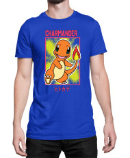 Мъжка Тениска Japan Manga Anime Comics Pokemon Charmander 02