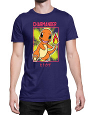 Мъжка Тениска Japan Manga Anime Comics Pokemon Charmander 02