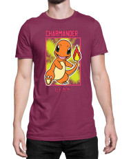 Мъжка Тениска Japan Manga Anime Comics Pokemon Charmander 02