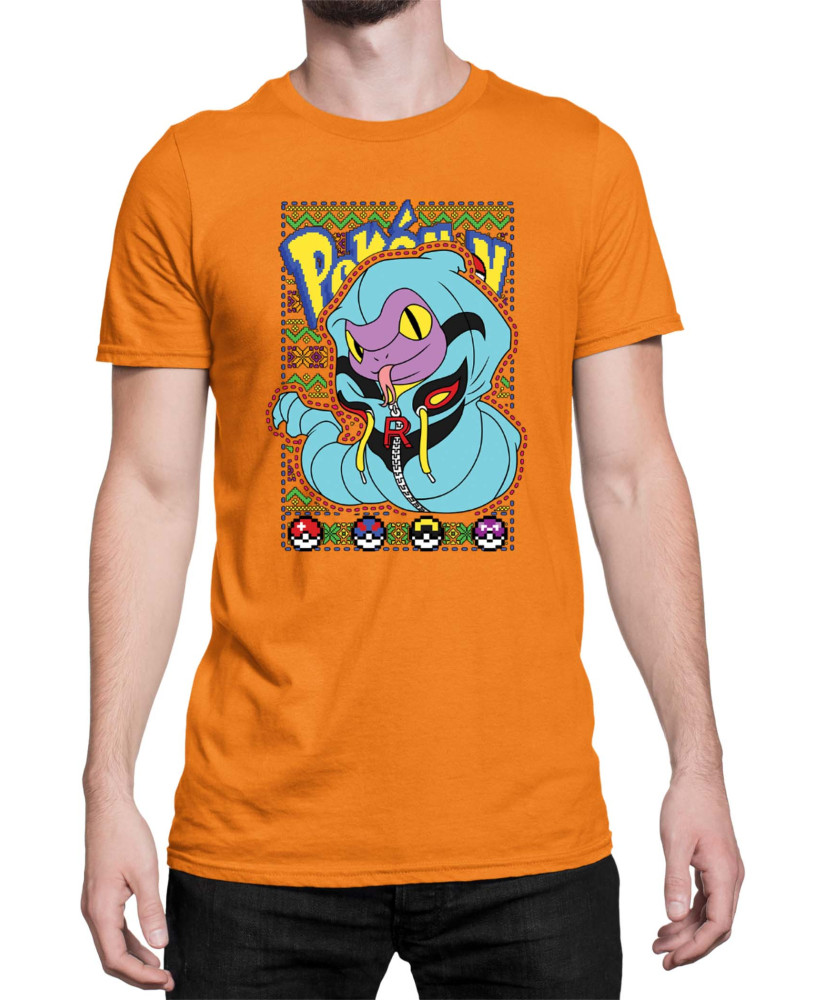 Мъжка Тениска Japan Manga Anime Comics Pokemon Ekans 01