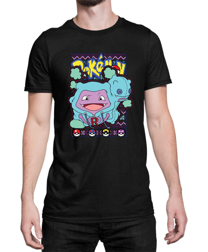 Мъжка Тениска Japan Manga Anime Comics Pokemon Koffing 01