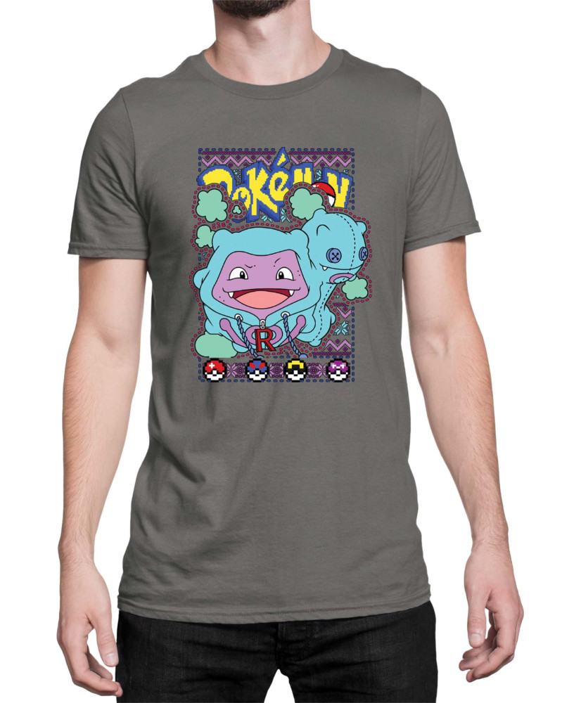 Мъжка Тениска Japan Manga Anime Comics Pokemon Koffing 01