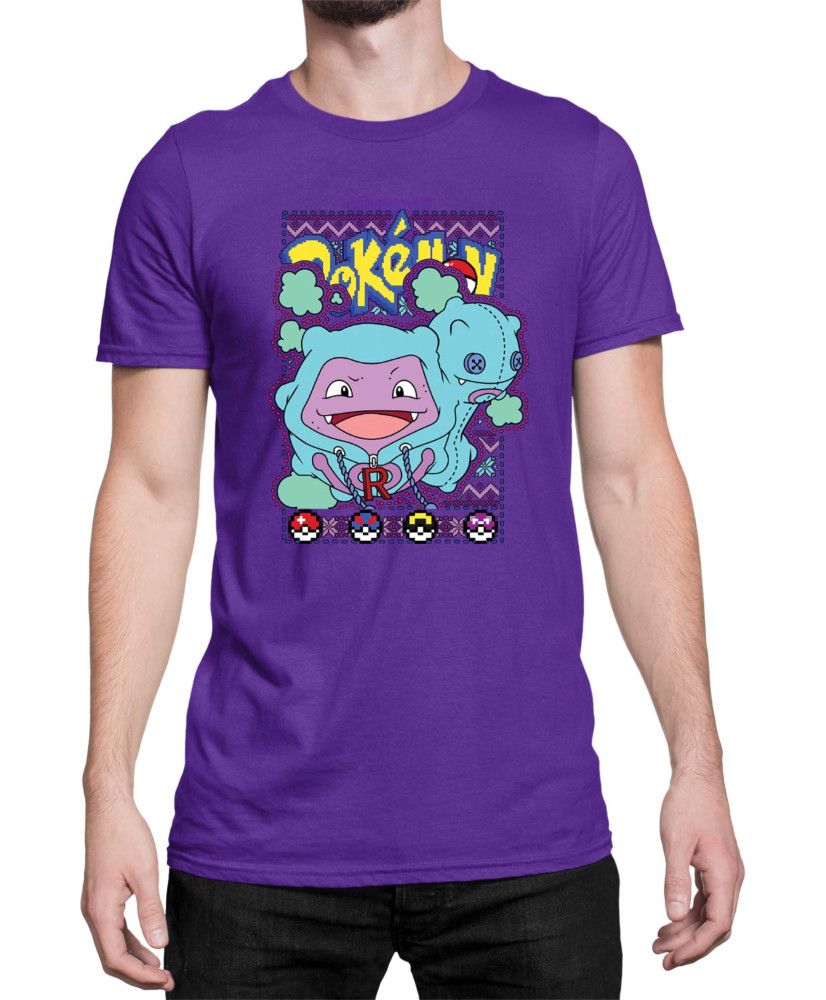 Мъжка Тениска Japan Manga Anime Comics Pokemon Koffing 01