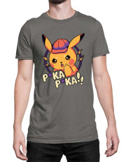 Мъжка Тениска Japan Manga Anime Comics Pokemon Pika Pika