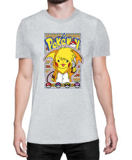 Мъжка Тениска Japan Manga Anime Comics Pokemon Pikachu 03