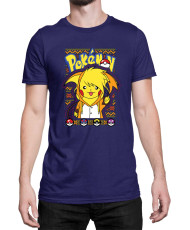 Мъжка Тениска Japan Manga Anime Comics Pokemon Pikachu 03