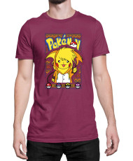 Мъжка Тениска Japan Manga Anime Comics Pokemon Pikachu 03