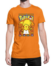 Мъжка Тениска Japan Manga Anime Comics Pokemon Pikachu 03