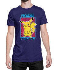 Мъжка Тениска Japan Manga Anime Comics Pokemon Pikachu 04