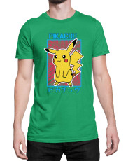 Мъжка Тениска Japan Manga Anime Comics Pokemon Pikachu 04