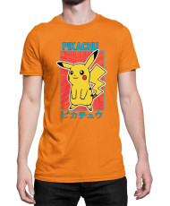Мъжка Тениска Japan Manga Anime Comics Pokemon Pikachu 04