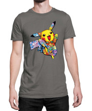 Мъжка Тениска Japan Manga Anime Comics Pokemon Pikachu 05