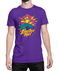 Мъжка Тениска Japan Manga Anime Comics Pokemon Pikachu Electric Feel