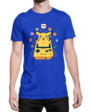 Мъжка Тениска Japan Manga Anime Comics Pokemon Pikachu Gameboy