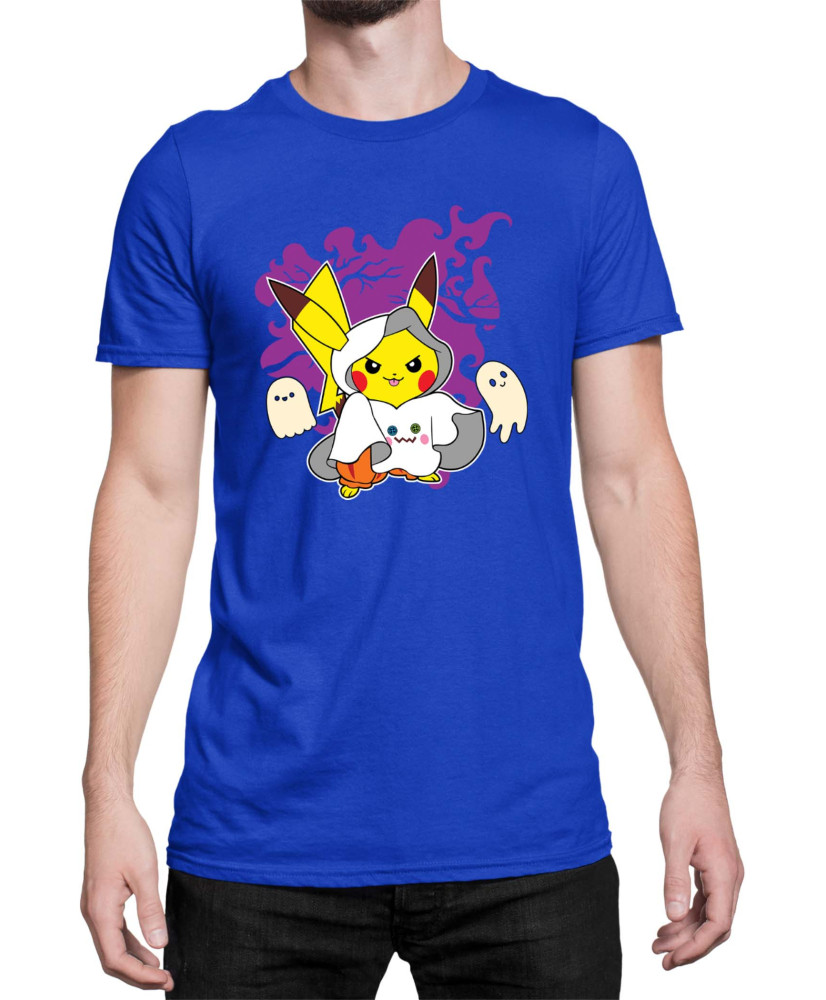 Мъжка Тениска Japan Manga Anime Comics Pokemon Pikachu Halloween 02 Мъжка Тениска Japan Manga Anime Comics Pokemon Pikachu Halloween 02