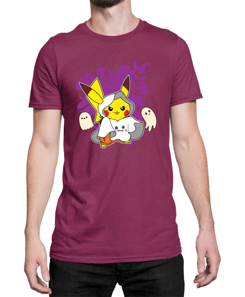 Мъжка Тениска Japan Manga Anime Comics Pokemon Pikachu Halloween 02 Мъжка Тениска Japan Manga Anime Comics Pokemon Pikachu Halloween 02