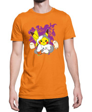 Мъжка Тениска Japan Manga Anime Comics Pokemon Pikachu Halloween 02