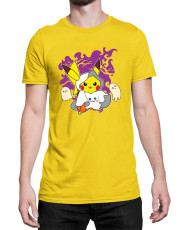 Мъжка Тениска Japan Manga Anime Comics Pokemon Pikachu Halloween 02