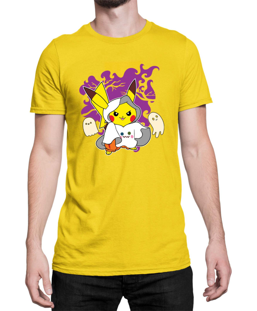 Мъжка Тениска Japan Manga Anime Comics Pokemon Pikachu Halloween 02 Мъжка Тениска Japan Manga Anime Comics Pokemon Pikachu Halloween 02