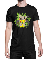Мъжка Тениска Japan Manga Anime Comics Pokemon Pikachu Halloween 03