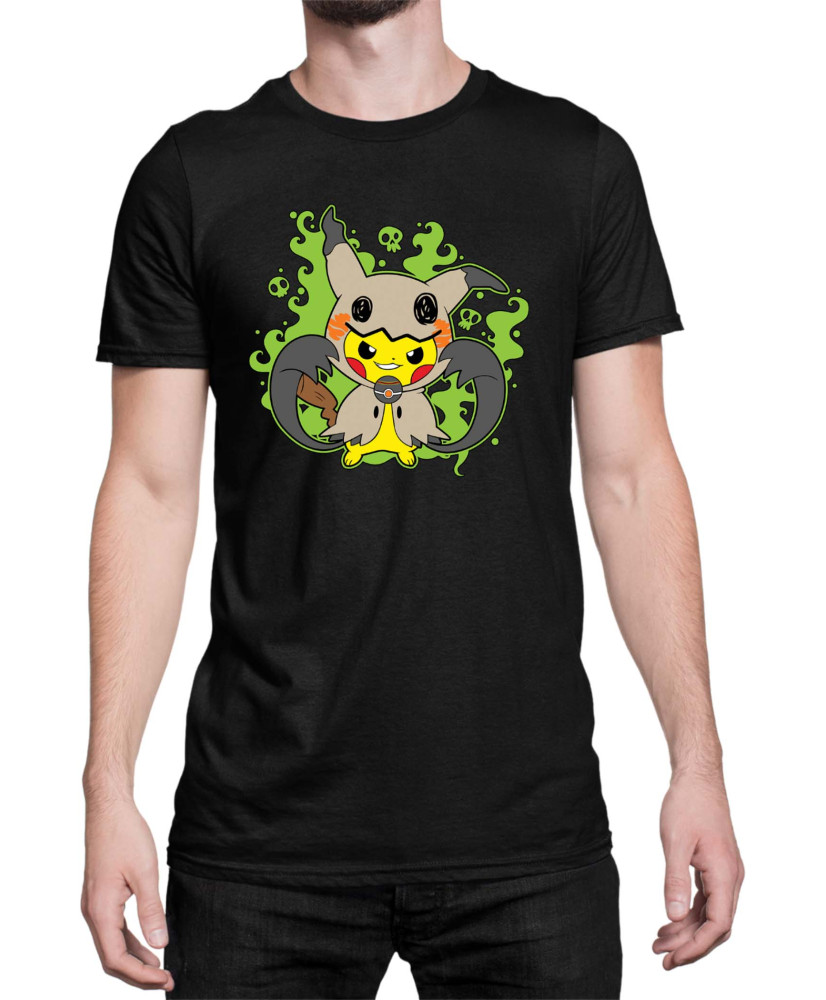 Мъжка Тениска Japan Manga Anime Comics Pokemon Pikachu Halloween 03 Мъжка Тениска Japan Manga Anime Comics Pokemon Pikachu Halloween 03