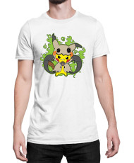 Мъжка Тениска Japan Manga Anime Comics Pokemon Pikachu Halloween 03