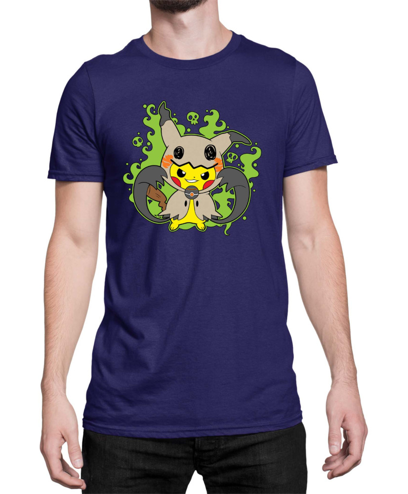 Мъжка Тениска Japan Manga Anime Comics Pokemon Pikachu Halloween 03 Мъжка Тениска Japan Manga Anime Comics Pokemon Pikachu Halloween 03