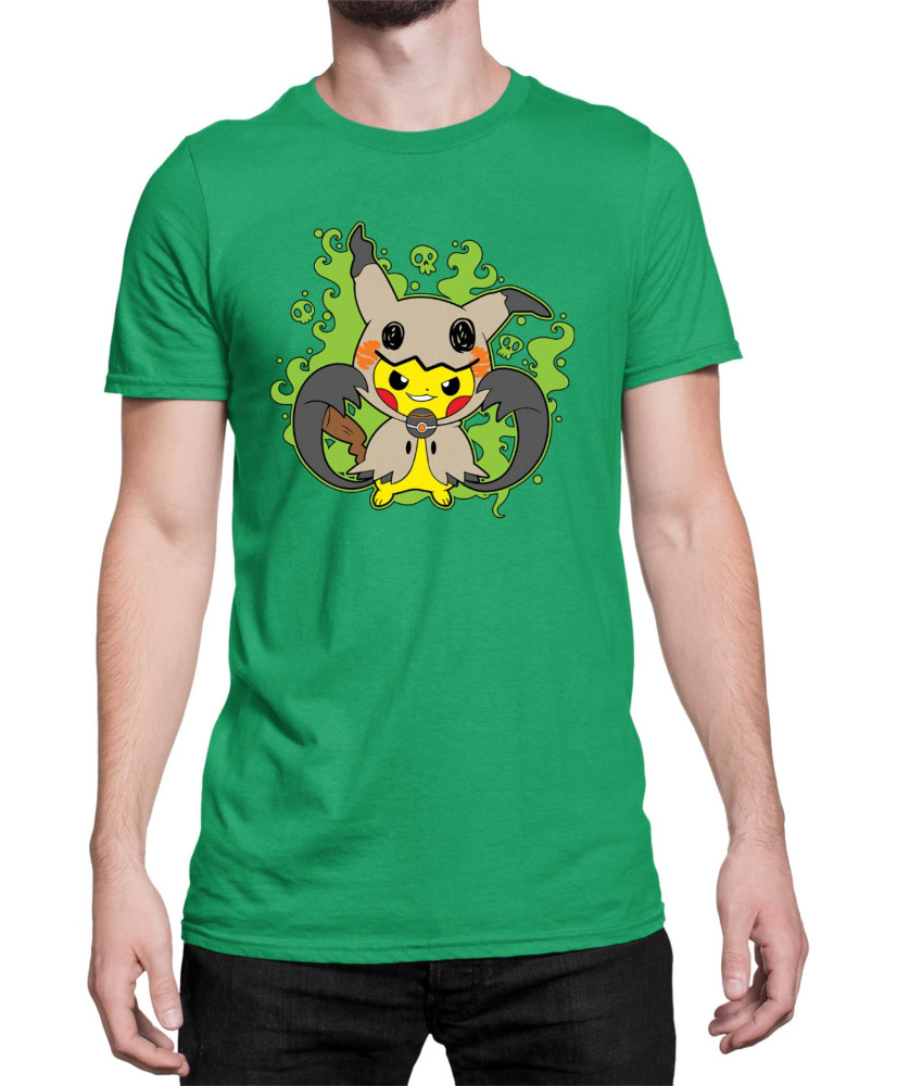 Мъжка Тениска Japan Manga Anime Comics Pokemon Pikachu Halloween 03 Мъжка Тениска Japan Manga Anime Comics Pokemon Pikachu Halloween 03