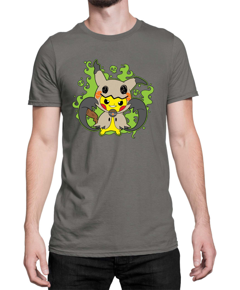 Мъжка Тениска Japan Manga Anime Comics Pokemon Pikachu Halloween 03 Мъжка Тениска Japan Manga Anime Comics Pokemon Pikachu Halloween 03