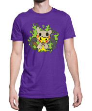 Мъжка Тениска Japan Manga Anime Comics Pokemon Pikachu Halloween 03