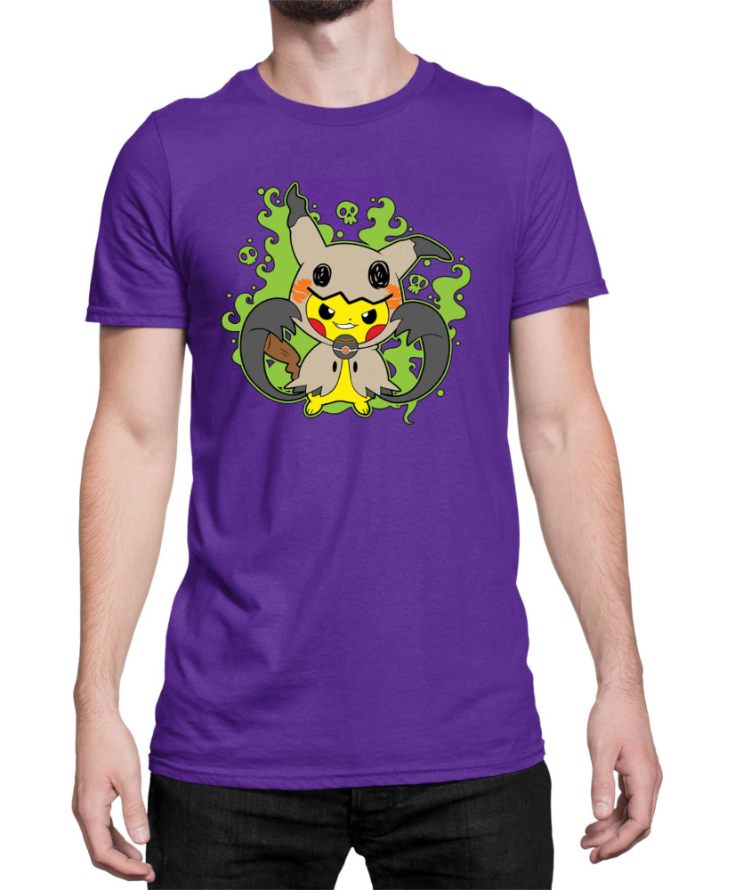 Мъжка Тениска Japan Manga Anime Comics Pokemon Pikachu Halloween 03 Мъжка Тениска Japan Manga Anime Comics Pokemon Pikachu Halloween 03