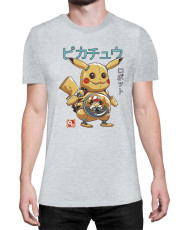 Мъжка Тениска Japan Manga Anime Comics Pokemon Pikachu Robot