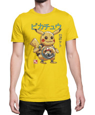 Мъжка Тениска Japan Manga Anime Comics Pokemon Pikachu Robot