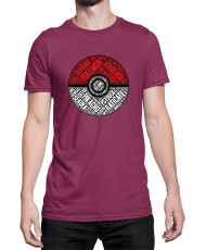 Мъжка Тениска Japan Manga Anime Comics Pokemon Pokeball