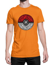 Мъжка Тениска Japan Manga Anime Comics Pokemon Pokeball