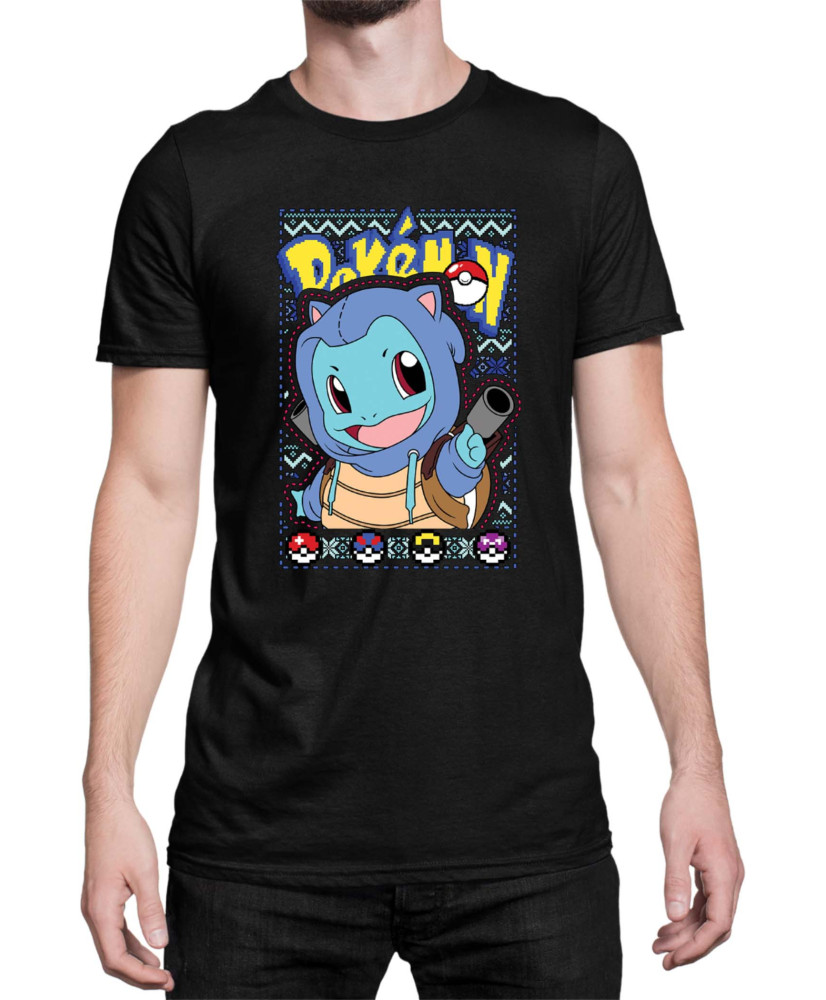 Мъжка Тениска Japan Manga Anime Comics Pokemon Squirtle 02