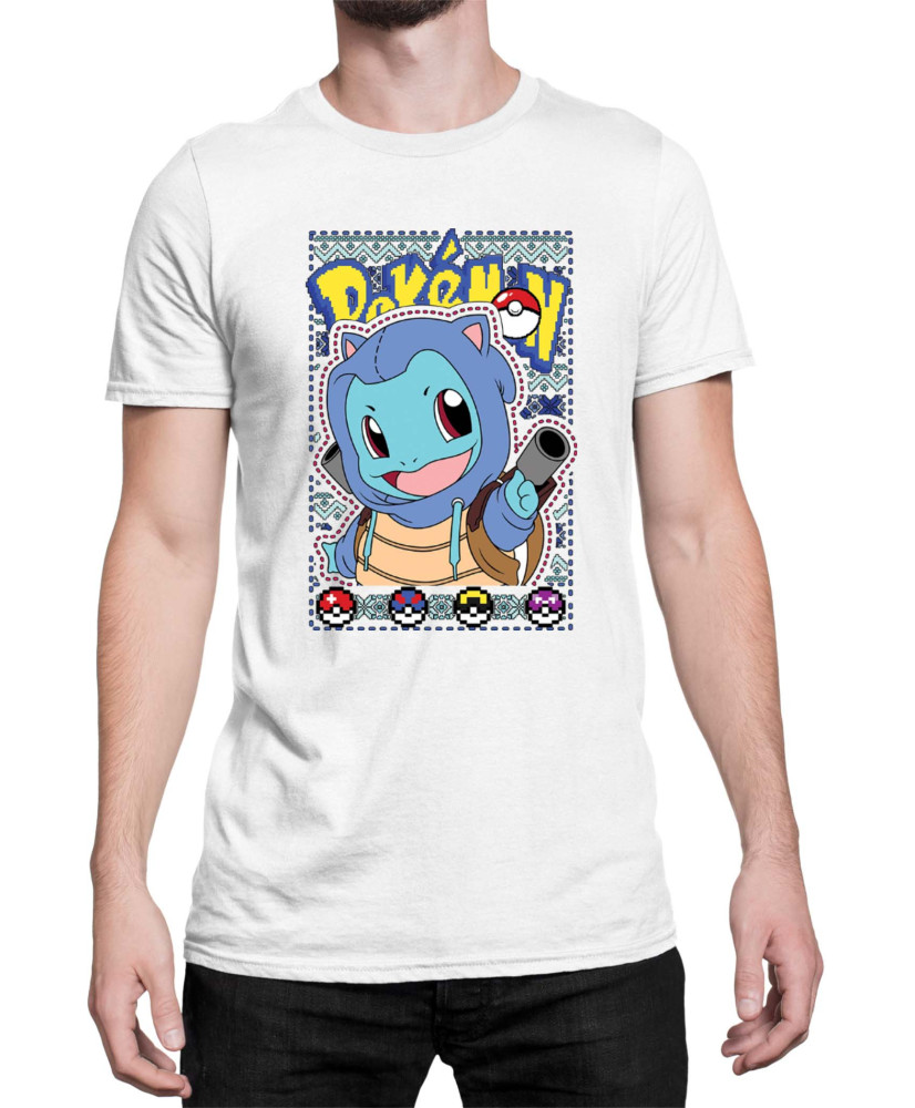 Мъжка Тениска Japan Manga Anime Comics Pokemon Squirtle 02